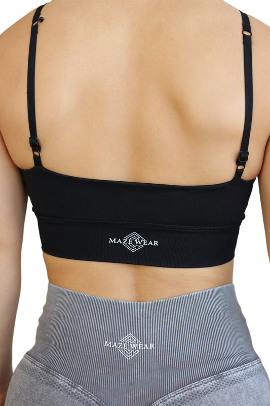 Mazewear Sports Bra Black