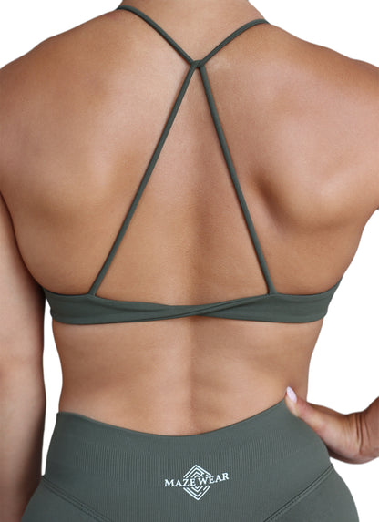 Sports bra Matcha Green