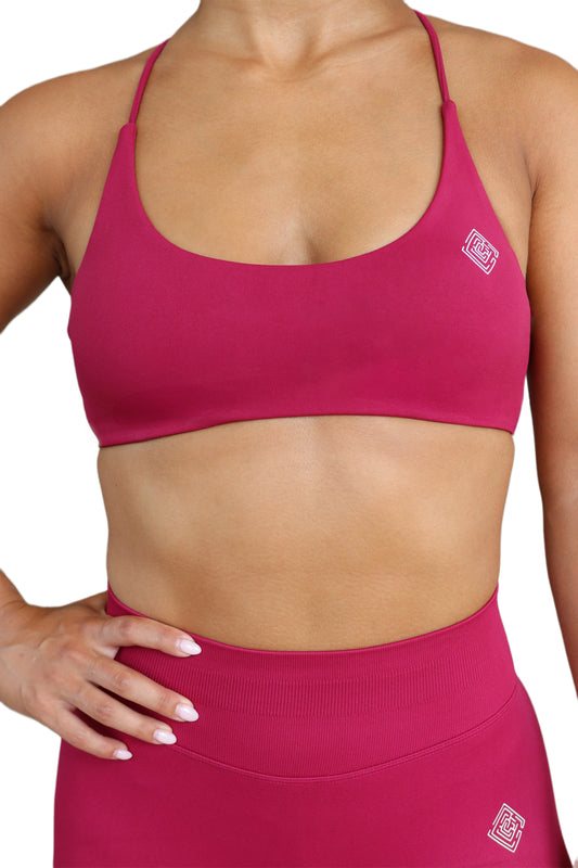 Sports bra Cherry Red