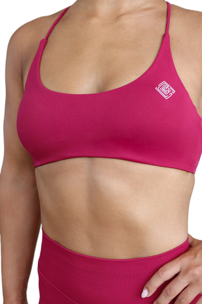 Sports bra Cherry Red